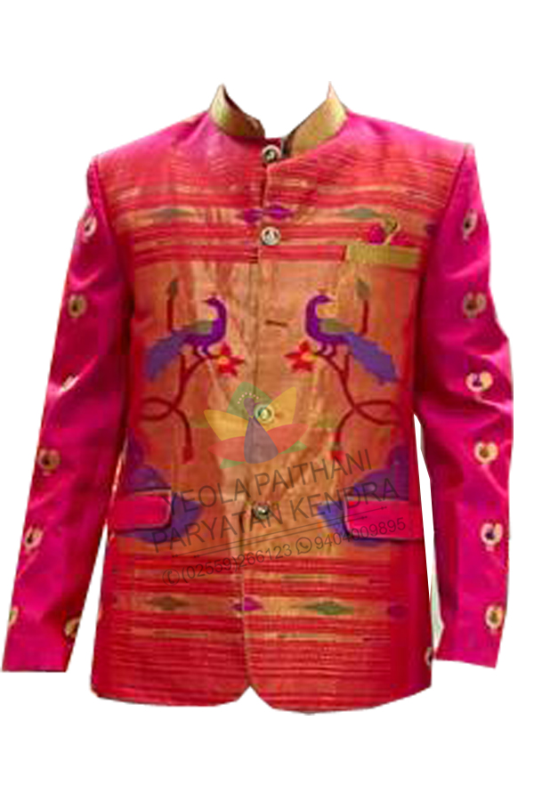 paithani jacket mens